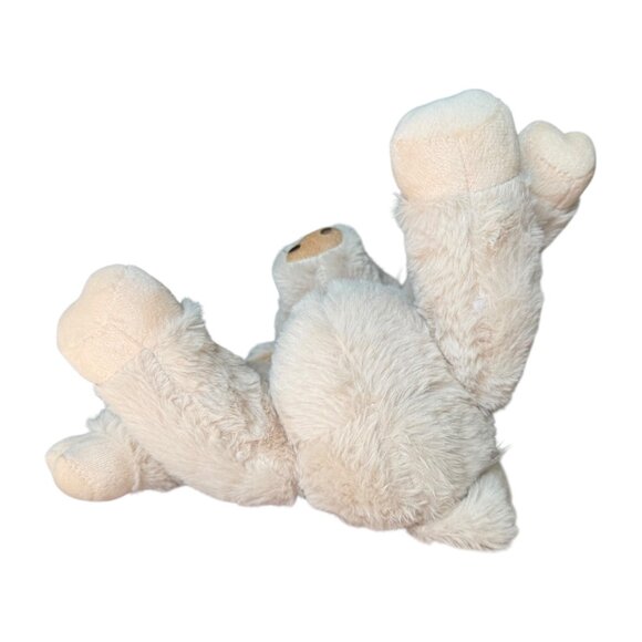 Theorbi Scottish Highland Cow Plush Stuffed Animal Sound Toy 10 inch White Beige - Picture 5 of 6